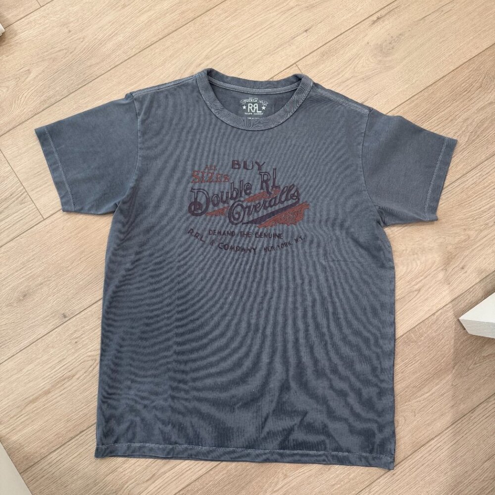 Ralph Lauren Distressed Jersey Graphic T-Shirt New! SZ Medium